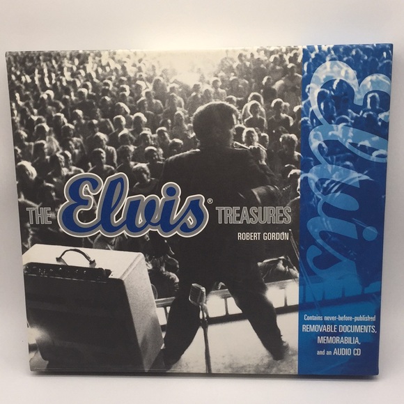 Elvis Treasures by Robert Gordon First Edition Hardcover with Sleeve - Picture 1 of 16